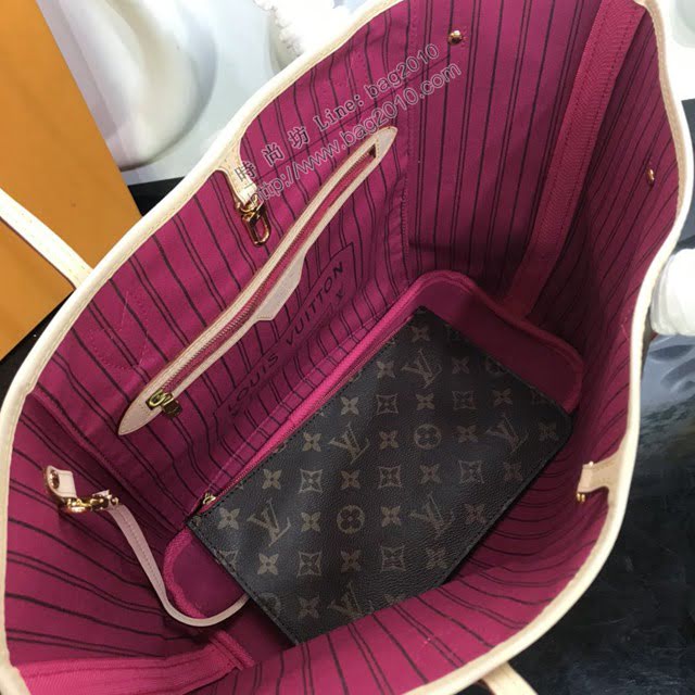 路易威登LV女包 NEVERFULL中號手袋 lv經典款購物袋 子母包手提袋  ydh3787